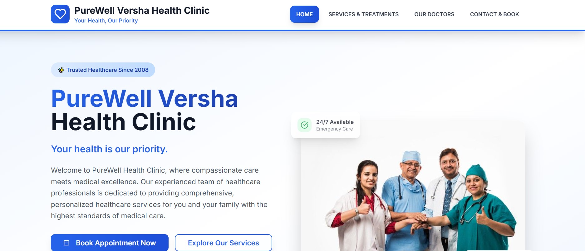 Clinic Website